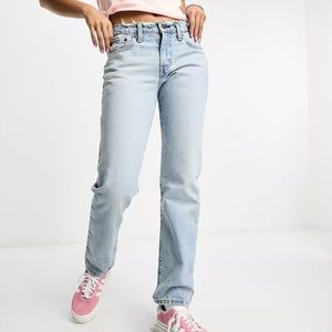 Levi’s Middy Straight Jeans in Blasted Stone 26